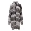 Concept A Trois Women's Oversized Silk Veil Shirt In Black