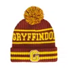 Concept One Harry Potter Gryffindor Collegiate Pom Cuff Beanie In Yellow