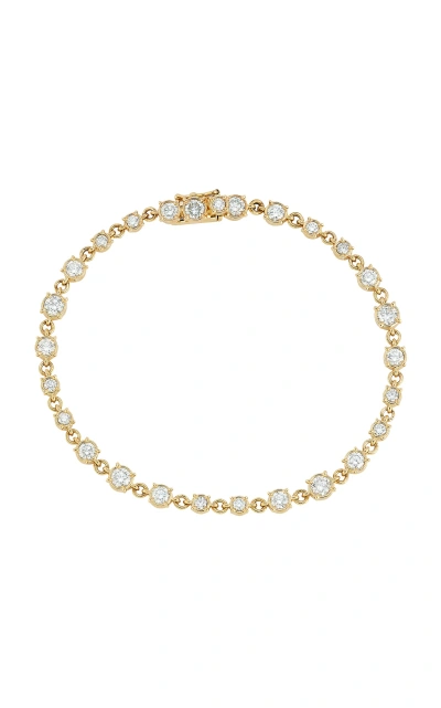 Concept26 Signature 14k Yellow Gold Diamond Tennis Bracelet