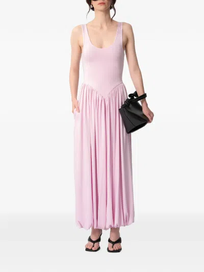 Concepto Aria Gathered-detail Jumpsuit In Pink