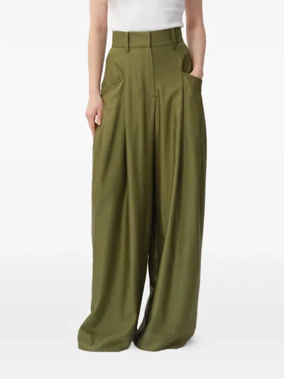 Concepto Wild Palazzo Pants In Green