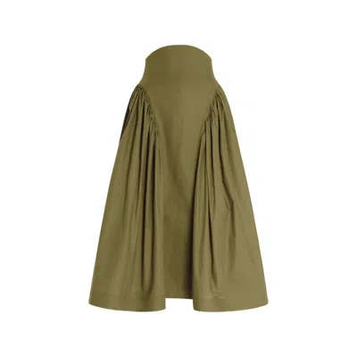 Concepto Women's Green Mirage Summer Skirt