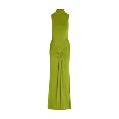 Concepto Women's Green Rivera Long Fitted Dress
