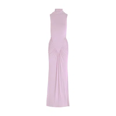 Concepto Women's Rivera Pink Long Fitted Dress