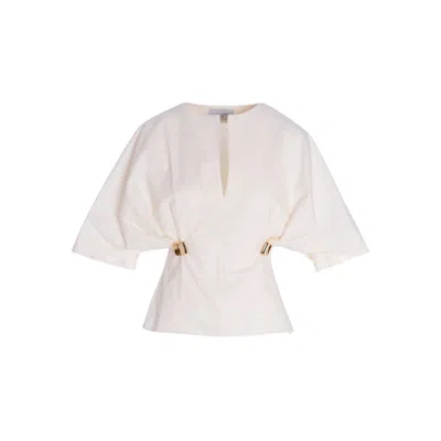 Concepto Women's White Haze Cotton Top