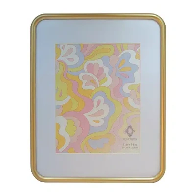 Concepts In Time 16x20 Gold Mat Tubular 1-opening Tabletop Frame In Multi