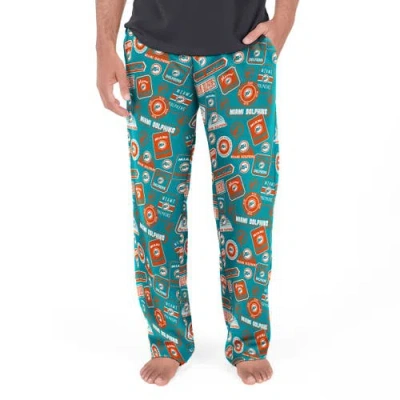Concepts Sport Aqua Miami Dolphins Throwback Logo Grady Pants In Green