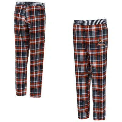 Concepts Sport Black Cincinnati Bengals Laney Plaid Tri-blend Pants In Multi