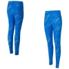 Concepts Sport Blue Detroit Lions Mosaic Allover Print Leggings In Blue