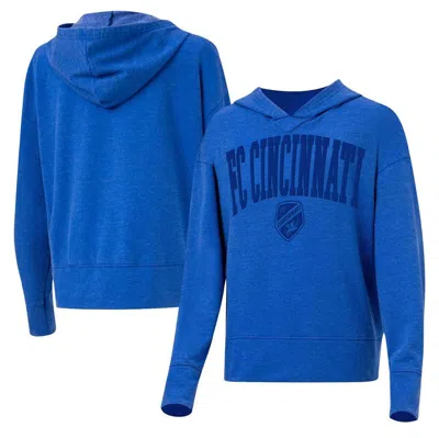 Concepts Sport Blue Fc Cincinnati Volley Hoodie Long Sleeve T-shirt