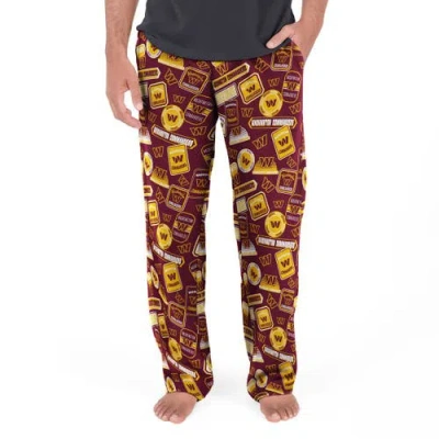 Concepts Sport Burgundy Washington Commanders Grady Pants In Brown