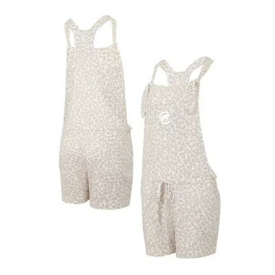 Concepts Sport Cream Chicago Cubs Montana Hacci Knit Romper Overalls