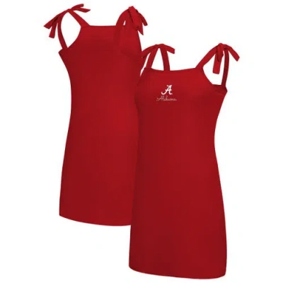 Concepts Sport Crimson Alabama Crimson Tide Tie-shoulder Nightdress In Red
