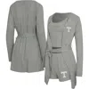 Concepts Sport Gray Tennessee Volunteers Rigor Three-piece Tank, Short & Robe Set In Gray