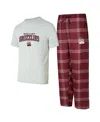 Concepts Sport Men's 2-piece Montana Grizzlies T-shirt And Pants Sleep Set In Multi