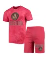 Concepts Sport Men's 2-piece Red Atlanta United Fc Billboard Top And Shorts Sleep Set In Pink