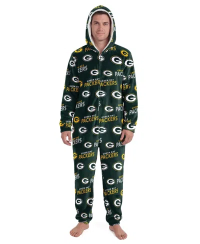 Concepts Sport Men's And Women's Hunter Green Bay Packers Sidekick Union Suit