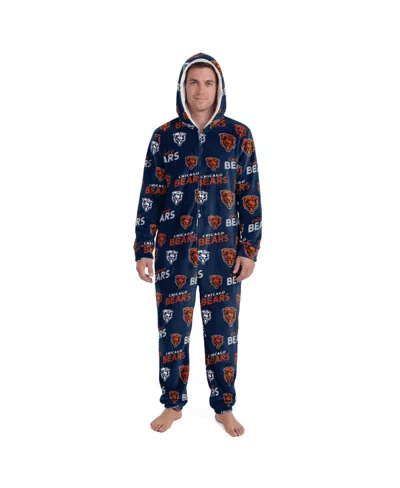 Concepts Sport Men's And Women's Navy Chicago Bears Sidekick Union Suit
