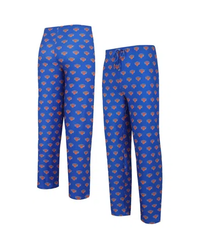 Concepts Sport Men's Blue New York Knicks Gauge Allover Print Pants