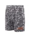 Concepts Sport Men's Charcoal Cincinnati Bengals Biscayne Camo Shorts In Charcoal