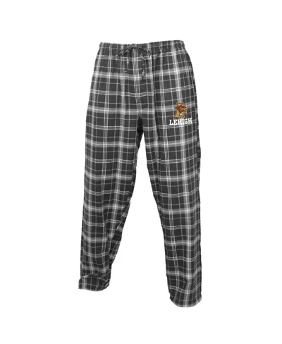 Concepts Sport Men's Charcoal/gray Lehigh Mountain Hawks Ultimate Flannel Pants In Black