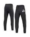 Concepts Sport Charcoal Brooklyn Nets Team Stripe Jogger Pants In Charcoal