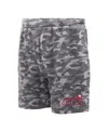 Concepts Sport Men's  Charcoal San Francisco 49ers Biscayne Camo Shorts In Charcoal