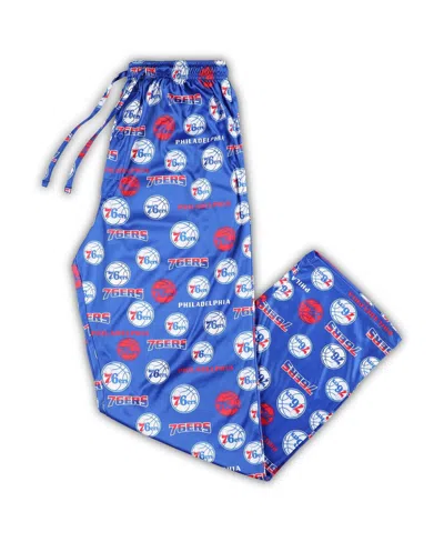 Concepts Sport Men's  Royal Philadelphia 76ers Big And Tall Breakthrough Sleep Pants