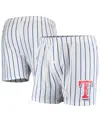Concepts Sport Men's  White Texas Rangers Vigor Boxer Shorts In White