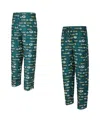 Concepts Sport Men's Green Green Bay Packers Mosaic All Over Print Pants In Green