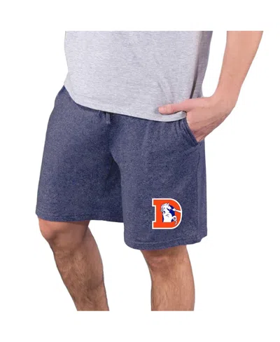 Concepts Sport Men's Navy Denver Broncos Quest Knit Jam Shorts In Blue
