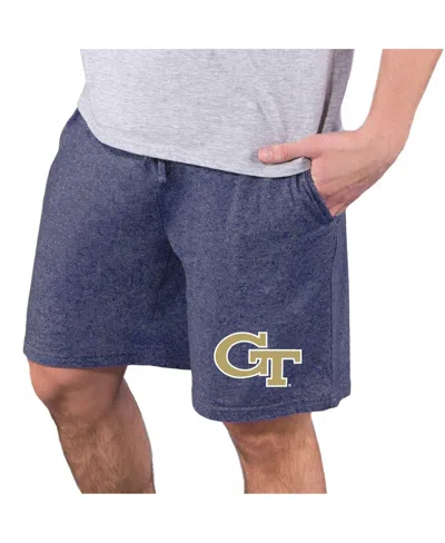 Concepts Sport Men's Navy Georgia Tech Yellow Jackets Quest Knit Jam Shorts In Blue