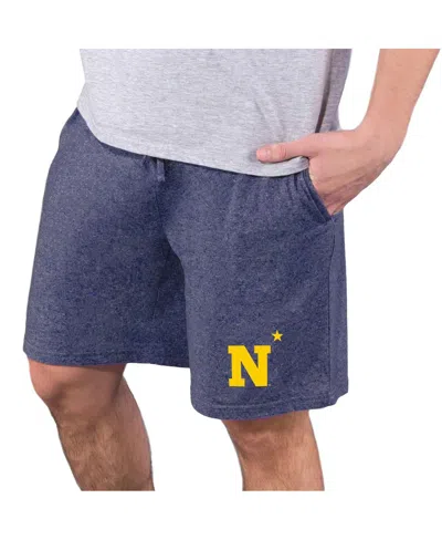 Concepts Sport Men's Navy Midshipmen Quest Knit Jam Shorts In Blue