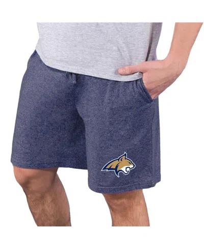 Concepts Sport Men's Navy Montana State Bobcats Quest Knit Jam Shorts In Blue