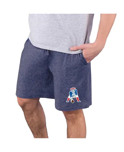 Concepts Sport Men's Navy New England Patriots Quest Knit Jam Shorts In Blue
