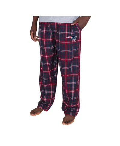 Concepts Sport Men's Navy New England Patriots Ultimate Plaid Flannel Pants In Multi