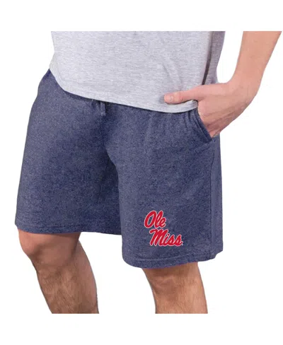 Concepts Sport Men's Navy Ole Miss Rebels Quest Knit Jam Shorts In Blue