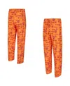 Concepts Sport Men's Orange Tampa Bay Buccaneers Retro Mosaic Allover Print Knit Pants In Orange