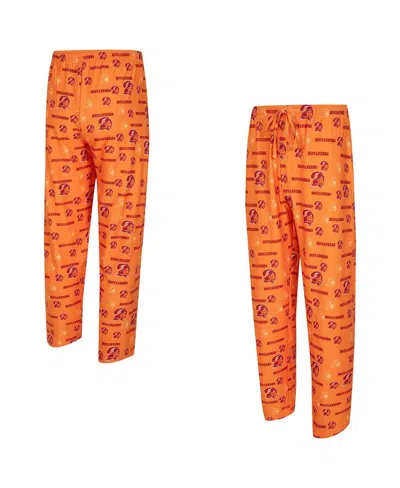 Concepts Sport Men's Orange Tampa Bay Buccaneers Retro Mosaic Allover Print Knit Pants