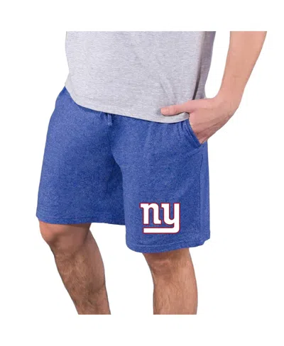 Concepts Sport Men's Royal New York Giants Quest Knit Jam Shorts In Blue