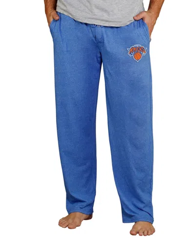 Concepts Sport Men's Royal New York Knicks Quest Knit Lounge Pants In Blue