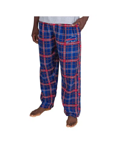 Concepts Sport Men'sâ Royal Buffalo Bills Ultimate Plaid Flannel Pants In Blue