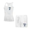 Concepts Sport New York Yankees Quartz Tank Top & Shorts Set In Cream