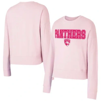 Concepts Sport Pink Florida Panthers Tonal Pullover Sweatshirt