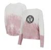 CONCEPTS SPORT CONCEPTS SPORT PINK/WHITE ATLANTA UNITED FC ORCHARD TIE-DYE LONG SLEEVE T-SHIRT