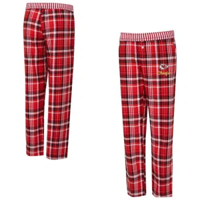 Concepts Sport Red Kansas City Chiefs Laney Plaid Tri-blend Pants