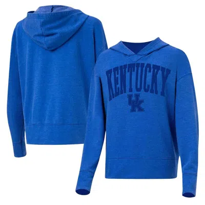 Concepts Sport Royal Kentucky Wildcats Volley Long Sleeve Hoodie T-shirt