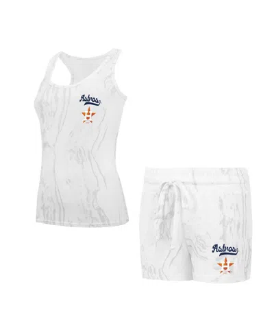 Concepts Sport Women's 2-pieace Houston Astros Quartz Tank Top And Shorts Set In Multi