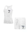 Concepts Sport Women's 2-piece Atlanta Braves Quartz Tank Top And Shorts Set