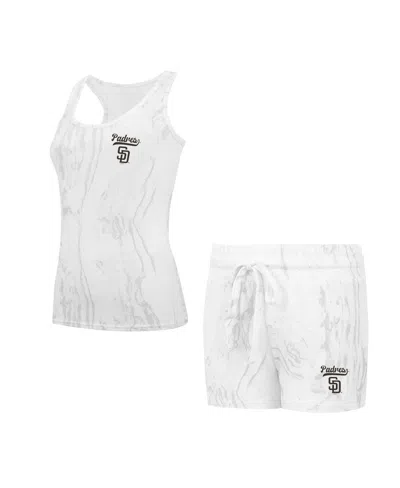 Concepts Sport Women's 2-piece San Diego Padres Quartz Tank Top And Shorts Set In Multi